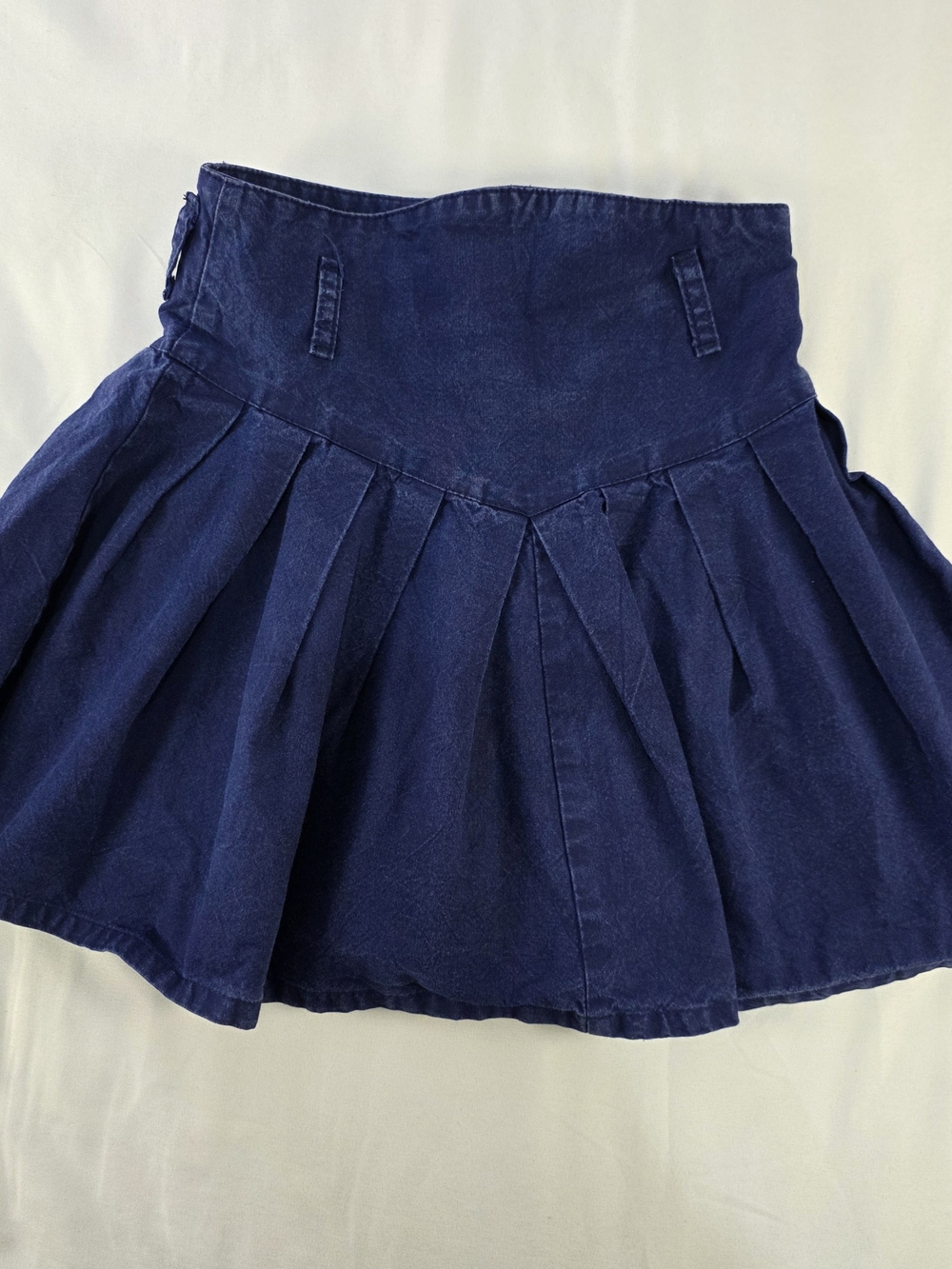 Cherokee Deep Navy Pleated  Skirt